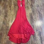 Red Strappy Halter Neck Jeweled Fitted Maxi Formal Dress Women 4. Fixed Price $55.00.