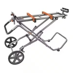 Ridgid Universal Portable Mobile Miter Saw Stand With Mounting Braces, Wheels. Fixed Price $209.97.