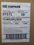 Ge F13BX/841/ECO Single End 2 Pin 13W Bulbs...# 97571 Case Of 50. Fixed Price $99.95.
