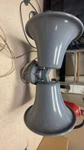 Atlas Sound APT-34AT Dual Directional Twin Horn Omni-purpose Loudspeaker Gray. Fixed Price $210.00.