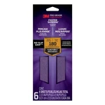 Pro Grade Precision 180-GRIT (fine) Faster Sanding, 6 No-slip Grip Sheets. Fixed Price $6.99.