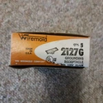 Wiremold 2127G 15A 125V Black Grounding Receptacle New (box Of 5). Fixed Price $22.00.