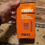 Fuel Filter Fram P8043. Fixed Price $12.00.