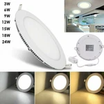 Recessed Led Panel Lights Lighting 3W 6W 9W 12W 18W 24W Ceiling Lamps Fixtures. Fixed Price $85.99.