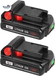 Replacement For Milwaukee M18 Battery 3000MAH 2PACK 48-11-1820 48-11-1840. Fixed Price $69.14.