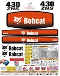 Fits Bobcat 430 Zhs Mini Excavator Decal Kit - 3M Vinyl Free Shipping. Fixed Price $178.95.