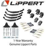 Lippert Tandem 3.5K Axle Susp. Kit 3" Tube 25-1/4" (3K) Leaf Spring, Tall Eq. Fixed Price $608.99.