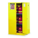 Justrite 896020 Hazardous Material Storage Cabinet, Gal, Shelves, Steel,. Fixed Price $2290.00.
