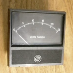 Volt Amp 25 V/a Analog Panel Meter - Dixson 72D84864B10 For Motorola. Fixed Price $30.00.