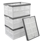 4 Packs 30 Plastic Collapsible Storage Basket, Folding Stackable Co.... Fixed Price $55.76.