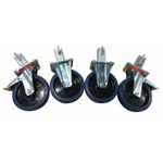 Conversion Kit For Weha Transport A-frame Carts Wheel Casters. Fixed Price $596.22.