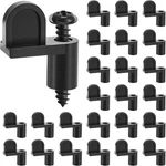 24-PACK 3/8" Nylon Offset Window Screen Clips With Screws (black). Fixed Price $18.99.