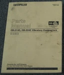 Caterpillar CB-214D CB-224D CB-225D Vibratory Compactor Parts Manual 3AL 9XK. Fixed Price $22.99.