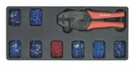 Sealey TBT16 Tool Tray With Ratchet Crimper & 325 Assorted Insulated Terminal. Fixed Price $112.07.