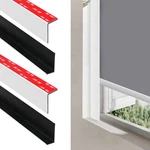 Drsart 100 Light Blocking Strips Blackout L-shaped Pvc Dual-side Tracks For. Fixed Price $177.80.