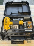 Dewalt D51256 Pneumatic 16 Gauge Finish Nail Gun Yellow Tool Open Box. Fixed Price $99.00.