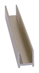 Brite Gold Anodized Dry Glaze U-channel With Vinyl 95" Stock Length. Fixed Price $31.80.