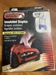 Gardner Bender MPS-2080 Cable Staples, Plastic, Steel, 250 Pk. Fixed Price $9.99.