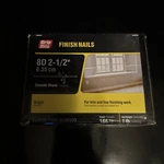 Lot Of 5: Grip-rite In. X 12-1/2-GAUGE 8-PENNY Bright Steel Finish Nails. Fixed Price $16.63.