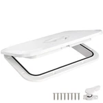 Marine Boat Hatch Deck Cover Lid 10.63" X 14.76" White Rectangle Waterproof Acce. Fixed Price $48.83.