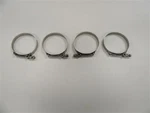 Voss Set Of (4) Stainless Steel Hose Clamp 10-99 Marine Boat. Fixed Price $14.97.