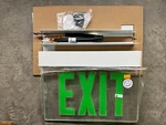 X3-BLNK Lithonia Lrp Led Edge Exit Sign Green Letters 120/277V Acrylic. Fixed Price $99.00.
