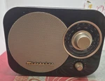New Studebaker SB2000 Retro Portable Am/fm Radio Speaker Aux Input Brown 6.5X5.5. Fixed Price $23.80.