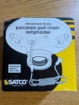 Satco 90/443 Lamp HOLDER,250W,250V,WHITE. Fixed Price $11.99.