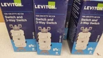 New Lot Of Leviton 5241-W 15 Amp, 120/277 SINGLE-POLE/3-WAY Combo Switches. Fixed Price $49.00.