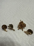 Vintage Religious Pins Cross Jesus Fish Footprints Tie Tacks (lot# 1073). Fixed Price $14.99.