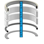 RE17351 Var Cylinder Seal Kit Fits John Deere 750B 750C 850-BC. Fixed Price $90.61.