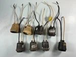 Bulb Sockets Temporary Jobsite Construction Lighting (set Of 8) W/leads All Work. Fixed Price $22.50.