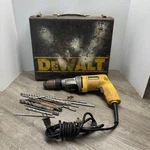 Dewalt DW510 1/2" Vsr Hammer Drill 120V Keyed Chuck Auxiliary Handle Case Bits. Fixed Price $59.99.