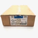 New Case (25) Eaton Crouse-hinds TP288 4" 2-1/8" Steel Octagon Outlet Box. Fixed Price $89.96.