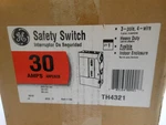 Ge Safety Switch TH4321 30 Amp 240V Fusible Pole Wire New Nip. Fixed Price $39.95.