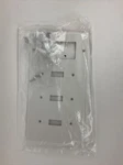 Leviton 80732-W 4-GANG 3-TOGGLE 1-DECORA/GFCI Device Combination Wallplate White. Fixed Price $11.99.
