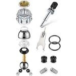 Acrylic Single Handle Trim Set With Push Button Diverter, Compatible Del.... Fixed Price $58.88.