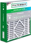 Filterbuy 21X24.5X5 Air Filters Merv 8, Furnace Replacement For Rheem & Ruud. Fixed Price $48.99.