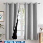 Blackout Curtains Thermal Insulated Grommet Noise Reducing Energy Saving Drapes. Fixed Price $30.30.