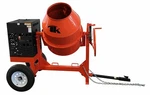 12 Cu FT.0 Towable Steel Drum Concrete Cement Mortar Plaster Mixer W/ Hp. Fixed Price $7200.00.