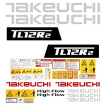 Decal Kit Fits Takeuchi TL12-R2 Skid Steer W/safety Stickers Usa Free Ship!. Fixed Price $156.98.