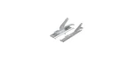 C.r. Laurence WCM100 Crl Jalousie Window Glass Clip For Pan Am, 4", Color. Fixed Price $17.93.