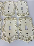 Vintage National Lock Victorian Light Switch Plates Lot 7. Fixed Price $115.00.