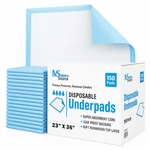 Metro Source 23X36 Disposable Underpads 150 Count Absorbent Bed Leakproof. Fixed Price $36.74.