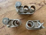 3 Antique Weiser Double Lock Boring Jig Door Knob Hole And Tools. Fixed Price $120.00.