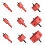 Bi-metal Hole Saw Kit 9 Pcs General Purpose Drill Bits, Sizes 3/4" To. Fixed Price $40.44.