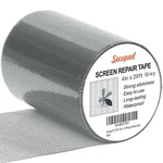 Secopad Grey Window Screen Repair Tape, 4IN X (240IN) 20FT, Gray. Fixed Price $18.64.