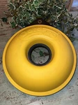 Cordpro Heavy Duty And Large Hose Organizer Yellow 13" Diameter. Fixed Price $16.99.