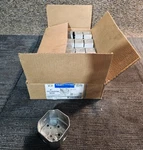 Box Of 25 Eaton Crouse-hinds 4" 2-1/8" Steel Octagon Outlet TP288 Natural. Fixed Price $102.90.
