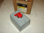 Ge CR104PEX11D Pushbutton Enclosure Red ****nib****. Fixed Price $49.99.